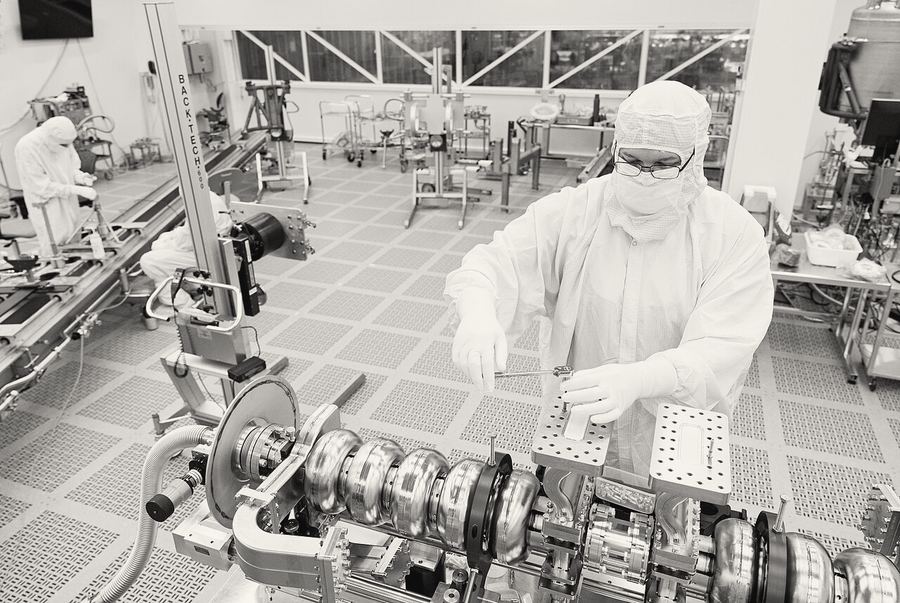 A semiconductor clean room